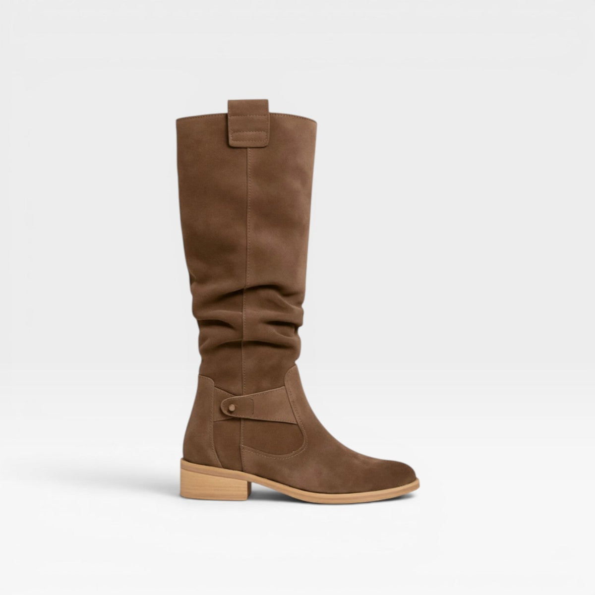Dame Knæhøje Suede Støvler
