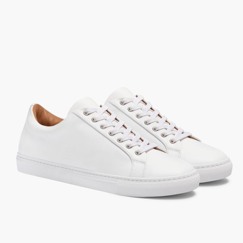 Lave sneakers til mænd i læder