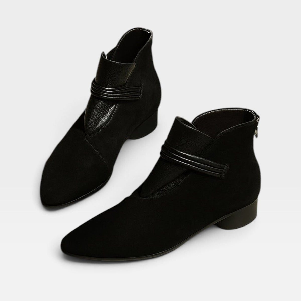 Elegante ankelstøvler til kvinder i ruskind